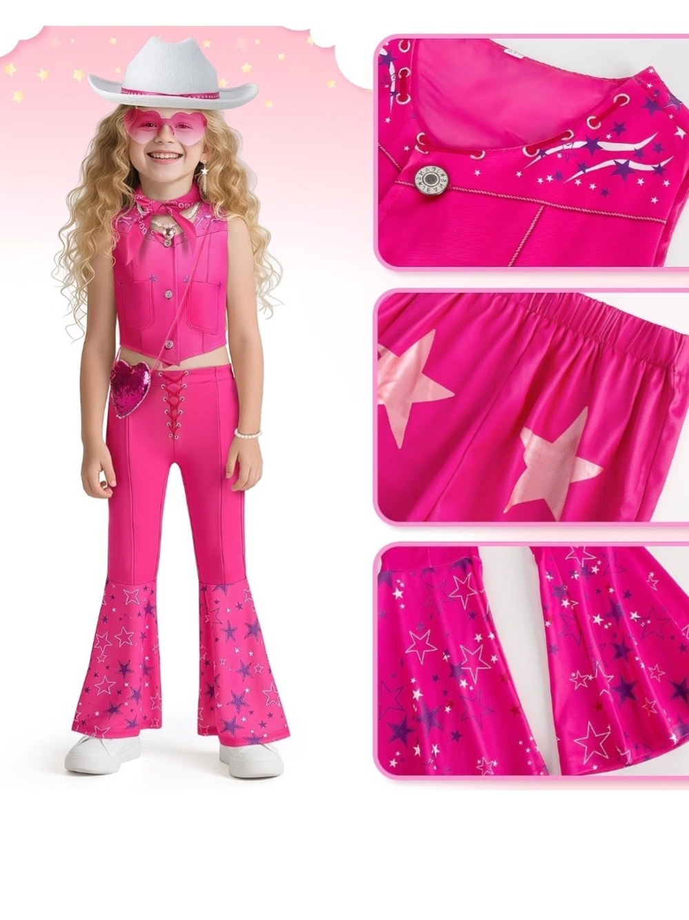 Kids Hot Pink Cowgirl Barbie
